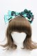 画像1: LOLITAその他(お買取対象外) / プリントリボンカチューシャ  グリーン I-26-04-08-077-LO-AC-SA-ZI (1)