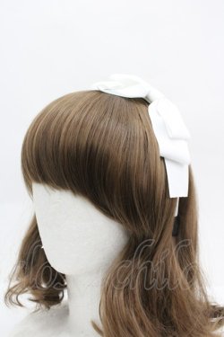 画像1: Amavel / トリプルリボンレースカチューシャ  白 I-26-04-08-081-CA-AC-SA-ZI