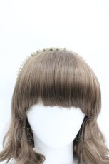 画像2: LOLITAその他(お買取対象外) / パールカチューシャ  白 I-26-04-08-083-LO-AC-SA-ZI (2)