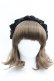 画像1: LOLITAその他(お買取対象外) / 4つリボンカチューシャ  黒 I-26-04-08-084-LO-AC-SA-ZI (1)