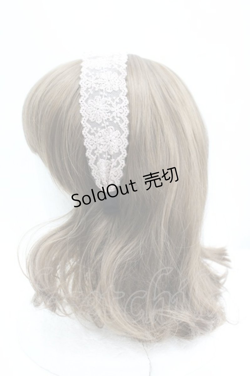 画像2: axes femme / 花柄レースカチューシャ  ピンク I-26-04-08-087-AX-AC-SA-ZI (2)