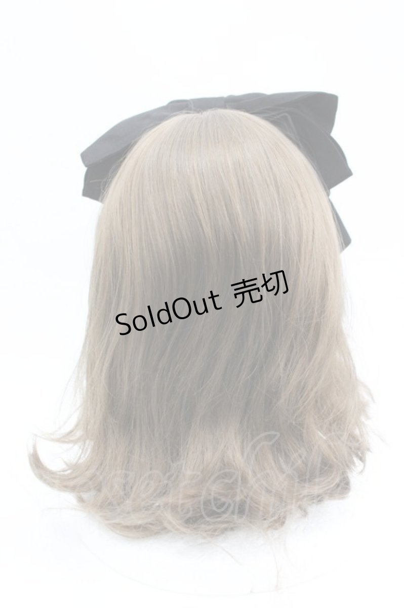 画像3: LOLITAその他(お買取対象外) / 丸スタッズリボンカチューシャ  黒Ｘシルバー I-26-04-08-088-LO-AC-SA-ZI (3)
