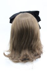 画像3: LOLITAその他(お買取対象外) / 丸スタッズリボンカチューシャ  黒Ｘシルバー I-26-04-08-088-LO-AC-SA-ZI (3)