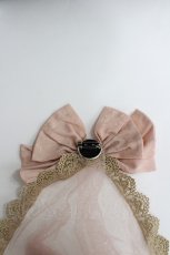 画像3: LOLITAその他(お買取対象外) / リボンラメチュールショール  ピンクｘゴールド I-26-04-08-012-LO-ZA-SA-ZI (3)