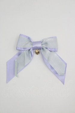 画像1: Angelic Pretty / Dreamyハートチャームリボンクリップ  ラベンダー I-26-04-08-099-AP-AC-SA-ZI