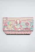 Angelic Pretty / MELODY TOYSポーチ  ピンクＸ黒 I-26-04-08-105-AP-ZA-SA-ZI