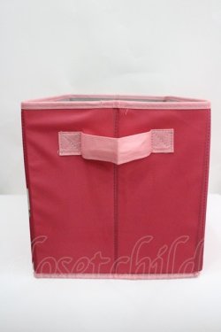 画像2: m petit by misako / 収納ボックス  中赤 I-26-04-08-111-LO-ZA-TE-ZI