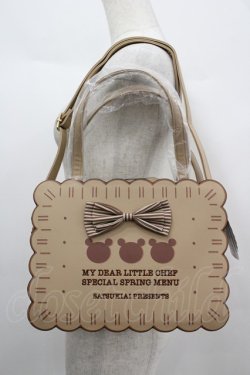 画像1: CHIP CLIP / 五月アイ ビスケットバッグ  中薄橙 I-26-04-08-014-PU-BG-SA-ZI