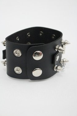 画像2: LOLITAその他(お買取対象外) / チェーンスタッズブレスレット  黒Ｘシルバー I-26-04-08-114-LO-AC-SA-ZI