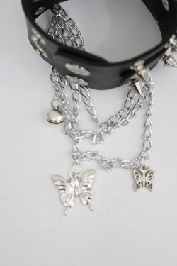 画像3: LOLITAその他(お買取対象外) / チェーンスタッズブレスレット  黒Ｘシルバー I-26-04-08-114-LO-AC-SA-ZI