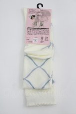 画像2: m petit by misako / ECAMOVKマロンクリーム　オーバーニー  白 I-26-04-08-125-LO-ZA-SA-ZI (2)