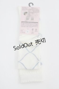 画像2: m petit by misako / ECAMOVKマロンクリーム　オーバーニー  白 I-26-04-08-125-LO-ZA-SA-ZI