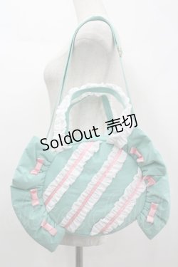 画像1: 星名桜子 collaboration / ホシナ*キャンディー2WAYトートバッグ  淡緑 I-26-04-08-015-LO-BG-SA-ZI