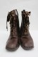 画像1: axes femme / レースアップショートブーツ M ブラウン I-26-04-08-130-AX-SH-SA-ZI (1)