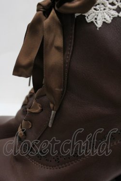 画像3: axes femme / レースアップショートブーツ M ブラウン I-26-04-08-130-AX-SH-SA-ZI