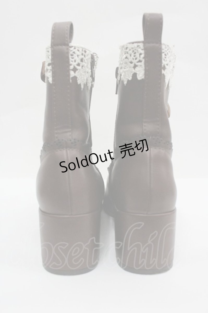 画像4: axes femme / レースアップショートブーツ M ブラウン I-26-04-08-130-AX-SH-SA-ZI (4)
