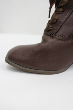 画像6: axes femme / レースアップショートブーツ M ブラウン I-26-04-08-130-AX-SH-SA-ZI