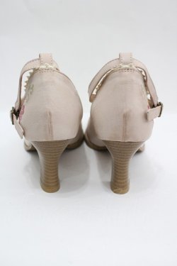 画像3: axes femme / 薔薇刺繍パンプス L ピンクベージュ I-26-04-08-133-AX-SH-TE-ZI