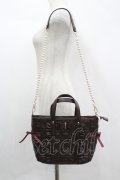 Cherirulu Chocola / MY*キルトリボン2WAYバッグ  ブラウン I-26-04-08-017-GO-BG-SA-ZI
