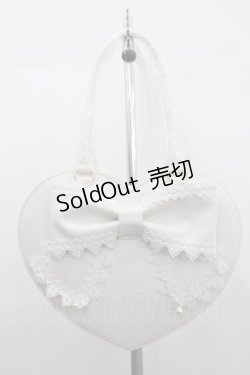 画像1: Alice Mashiro / MA*リボンバッグ  中白 I-26-04-08-020-PU-BG-SA-ZI