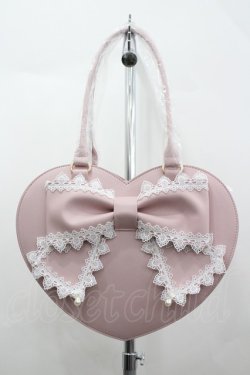 画像1: Alice Mashiro / MA*リボンバッグ  ピンク I-26-04-08-021-PU-BG-SA-ZI