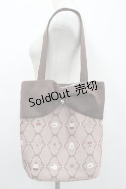 画像1: Amavel / オリジナルプリントトートバッグ  ブラウン I-26-04-08-022-CA-BG-SA-ZI