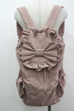 画像1: m petit by misako / TT AM リボンフラップ リュックサック  ピンク I-26-04-08-024-LO-BG-SA-ZI (1)