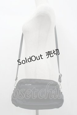 画像2: axes femme / リボン撥水ナイロンショルダー  黒 I-26-04-08-027-AX-BG-TE-ZI