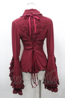 画像3: ATELIER PIERROT / ルイーズ ジャボタイ ブラウス  ワイン I-26-04-10-003-EL-BL-TE-ZI