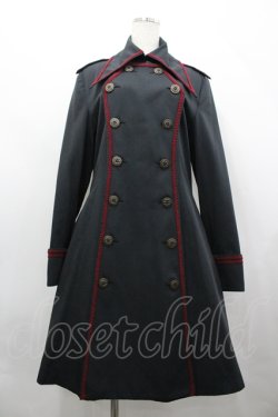 画像1: ATELIER BOZ / グレイスワンピースコート  黒 I-26-04-10-042-EL-OP-SA-ZI