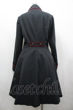 画像2: ATELIER BOZ / グレイスワンピースコート  黒 I-26-04-10-042-EL-OP-SA-ZI