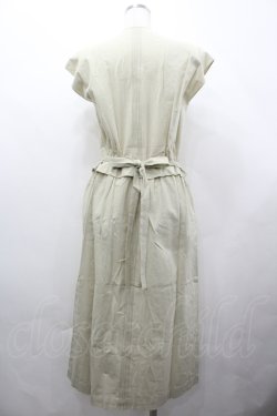 画像2: PINK HOUSE / リボンピンタックセットアップ風ワンピース  アイボリー I-26-04-10-047-LO-OP-SA-ZI