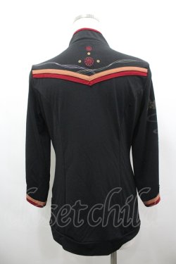 画像3: Ozz oneste / 折鶴プリントZIPトップス  黒 I-26-04-10-005-OO-BL-TE-ZI