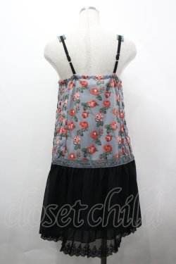 画像2: axes femme / ビスチェ重ね着風キャミチュニック M サックス I-26-04-10-056-AX-OP-SA-ZI