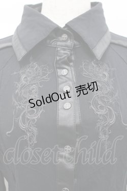 画像2: Ozz Croce / Toward Eternal Light ブラウス  黒 I-26-04-10-006-OO-BL-TE-ZI