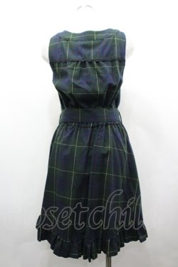 画像2: axes femme / フィット&フレアージャンドレ M グリーン I-26-04-10-061-AX-OP-SA-ZI