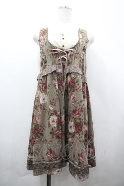 画像1: axes femme / ジャンドレレイヤード風チュニック M ベージュ I-26-04-10-062-AX-OP-SA-ZI