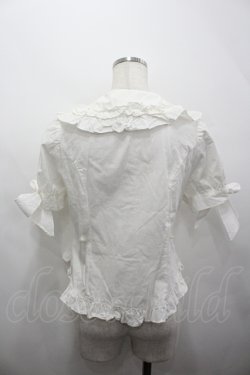 画像2: MAM / ラヴリーリボンブラウス  白 I-26-04-10-001-LO-BL-SA-ZI