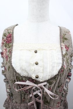 画像3: axes femme / ジャンドレレイヤード風チュニック M ベージュ I-26-04-10-062-AX-OP-SA-ZI