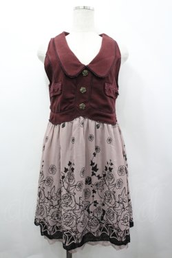 画像1: axes femme / ベストレイヤード風チュニック M パープル I-26-04-10-064-AX-OP-SA-ZI