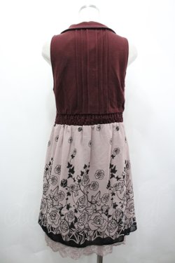 画像2: axes femme / ベストレイヤード風チュニック M パープル I-26-04-10-064-AX-OP-SA-ZI