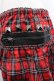 画像3: ALGONQUINS / チェックスタッズ&ベルト付きショートパンツ  レッド I-26-04-10-076-AL-PA-SA-ZI (3)