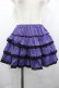 画像1: LISTEN FLAVOR / ストライプフリルミニスカート  パープル I-26-04-10-077-PU-SK-SA-ZI (1)