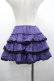 画像2: LISTEN FLAVOR / ストライプフリルミニスカート  パープル I-26-04-10-077-PU-SK-SA-ZI (2)