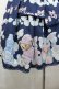 画像3: axes femme kawaii / ランドリー柄スカート  ネイビー I-26-04-10-086-AX-SK-SA-ZI (3)