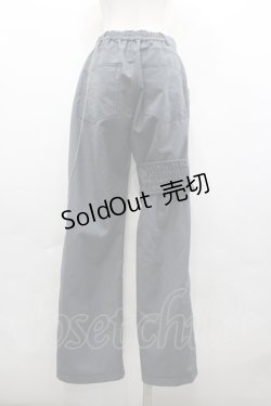 画像2: axes femme POETIQUE / ガーターリング付パンツ M グレー I-26-04-10-088-AX-PA-TE-ZI