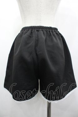 画像2: Dear My Love / ちら見せショートパンツ M 黒 I-26-04-10-094-EL-PA-TE-ZI