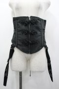 Qutie Frash / チャイナコルセット F 黒 I-26-04-10-097-QU-TO-TE-ZI