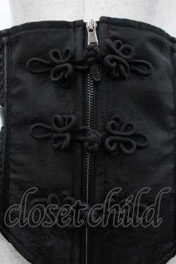 画像3: Qutie Frash / チャイナコルセット F 黒 I-26-04-10-097-QU-TO-TE-ZI