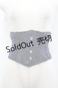 ATELIER PIERROT / Grim Shadows Corset  黒×青 I-26-04-10-098-EL-ZA-TE-ZI